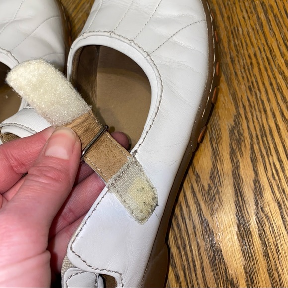 Josef Seibel White Mary Jane (Velcro Straps) - Picture 8 of 11
